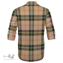 ScotsTee Shop Scottish Saskatchewan Province Canada Clan Tartan Mens Scottish Jacobite Ghillie Casual Shirt