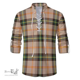 ScotsTee Shop Scottish Saskatchewan Province Canada Clan Tartan Mens Scottish Jacobite Ghillie Casual Shirt