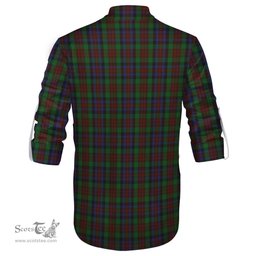 ScotsTee Shop Scottish MacDuff Hunting Clan Tartan Mens Scottish Jacobite Ghillie Casual Shirt