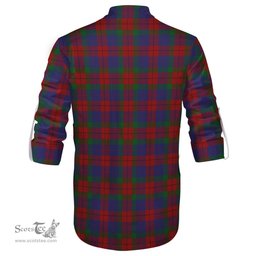 ScotsTee Shop Scottish Skene of Cromar Clan Tartan Mens Scottish Jacobite Ghillie Casual Shirt