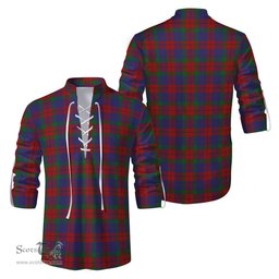ScotsTee Shop Scottish Skene of Cromar Clan Tartan Mens Scottish Jacobite Ghillie Casual Shirt