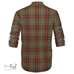 ScotsTee Shop Scottish Muirhead Old Clan Crest Tartan Mens Scottish Jacobite Ghillie Casual Shirt