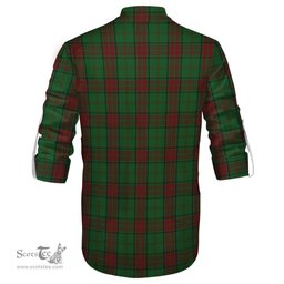 ScotsTee Shop Scottish Maxwell Hunting Clan Tartan Mens Scottish Jacobite Ghillie Casual Shirt