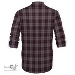ScotsTee Shop Scottish MacPherson Hunting Clan Crest Tartan Mens Scottish Jacobite Ghillie Casual Shirt