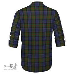 ScotsTee Shop Scottish McFadzen 03 Clan Crest Tartan Mens Scottish Jacobite Ghillie Casual Shirt