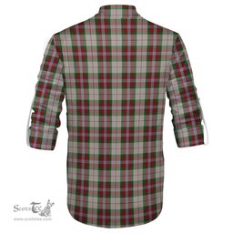 ScotsTee Shop Scottish MacLean Dress Clan Crest Tartan Mens Scottish Jacobite Ghillie Casual Shirt