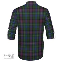 ScotsTee Shop Scottish Rankin Clan Tartan Mens Scottish Jacobite Ghillie Casual Shirt