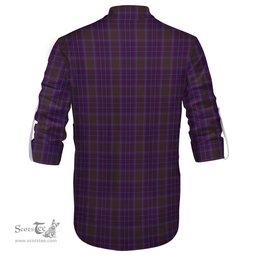 ScotsTee Shop Scottish Phillips Clan Tartan Mens Scottish Jacobite Ghillie Casual Shirt