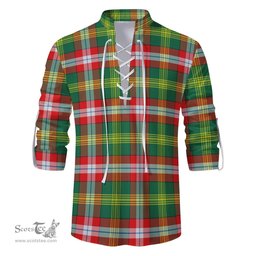 ScotsTee Shop Scottish Northwest Territories Canada Clan Tartan Mens Scottish Jacobite Ghillie Casual Shirt