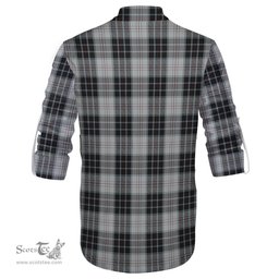 ScotsTee Shop Scottish MacRae Dress Clan Tartan Mens Scottish Jacobite Ghillie Casual Shirt