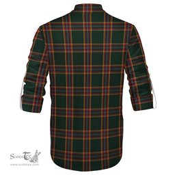 ScotsTee Shop Scottish Moran Family Ubique Clan Tartan Mens Scottish Jacobite Ghillie Casual Shirt