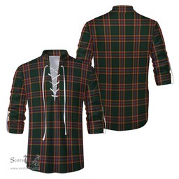 ScotsTee Shop Scottish Moran Family Ubique Clan Tartan Mens Scottish Jacobite Ghillie Casual Shirt