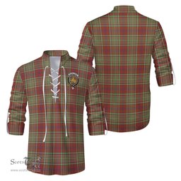 ScotsTee Shop Scottish MacGillivray Hunting Ancient Clan Crest Tartan Mens Scottish Jacobite Ghillie Casual Shirt