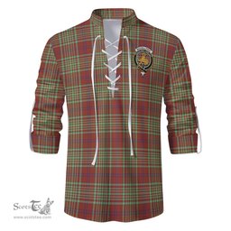 ScotsTee Shop Scottish MacGillivray Hunting Ancient Clan Crest Tartan Mens Scottish Jacobite Ghillie Casual Shirt