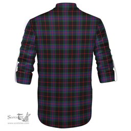ScotsTee Shop Scottish Nairn Clan Tartan Mens Scottish Jacobite Ghillie Casual Shirt