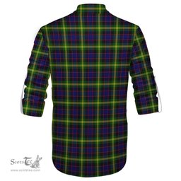 ScotsTee Shop Scottish Watson Modern Clan Crest Tartan Mens Scottish Jacobite Ghillie Casual Shirt