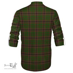 ScotsTee Shop Scottish Murphy Clan Tartan Mens Scottish Jacobite Ghillie Casual Shirt