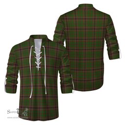ScotsTee Shop Scottish Murphy Clan Tartan Mens Scottish Jacobite Ghillie Casual Shirt