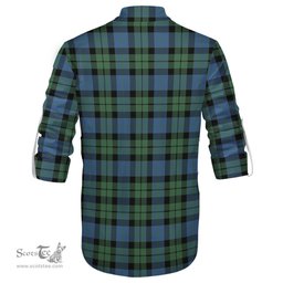 ScotsTee Shop Scottish McCoy Ancient Clan Tartan Mens Scottish Jacobite Ghillie Casual Shirt