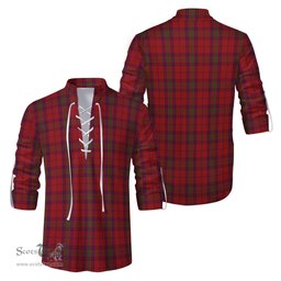 ScotsTee Shop Scottish Ross Old Clan Tartan Mens Scottish Jacobite Ghillie Casual Shirt