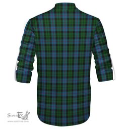 ScotsTee Shop Scottish Morrison Society Clan Tartan Mens Scottish Jacobite Ghillie Casual Shirt