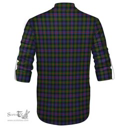 ScotsTee Shop Scottish Murray of Atholl Modern Clan Crest Tartan Mens Scottish Jacobite Ghillie Casual Shirt