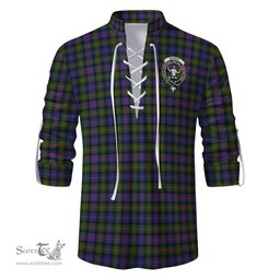 ScotsTee Shop Scottish Murray of Atholl Modern Clan Crest Tartan Mens Scottish Jacobite Ghillie Casual Shirt