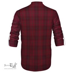 ScotsTee Shop Scottish Stirling of Keir Clan Crest Tartan Mens Scottish Jacobite Ghillie Casual Shirt