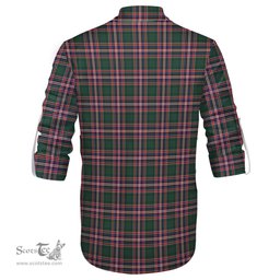 ScotsTee Shop Scottish MacFarlane Hunting Modern Clan Crest Tartan Mens Scottish Jacobite Ghillie Casual Shirt