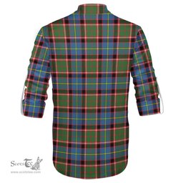 ScotsTee Shop Scottish Stirling Bannockburn Clan Tartan Mens Scottish Jacobite Ghillie Casual Shirt