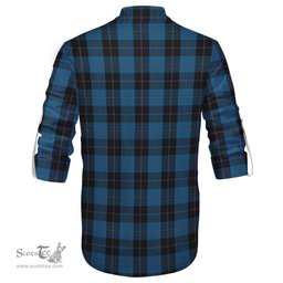 ScotsTee Shop Scottish Sorbie Clan Tartan Mens Scottish Jacobite Ghillie Casual Shirt