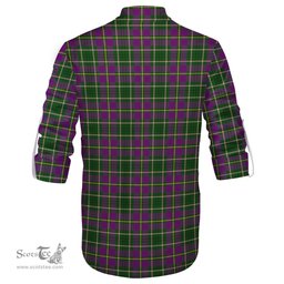 ScotsTee Shop Scottish Taylor Clan Tartan Mens Scottish Jacobite Ghillie Casual Shirt