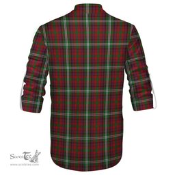 ScotsTee Shop Scottish Maguire Clan Tartan Mens Scottish Jacobite Ghillie Casual Shirt