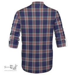 ScotsTee Shop Scottish Stewart of Appin Hunting Dress Clan Tartan Mens Scottish Jacobite Ghillie Casual Shirt
