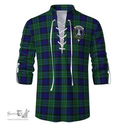 ScotsTee Shop Scottish MacCallum Modern Clan Crest Tartan Mens Scottish Jacobite Ghillie Casual Shirt