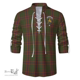 ScotsTee Shop Scottish MacGillivray Hunting Clan Crest Tartan Mens Scottish Jacobite Ghillie Casual Shirt