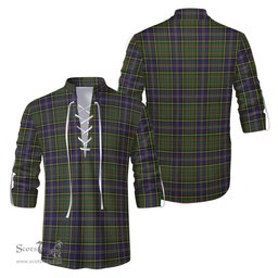 ScotsTee Shop Scottish MacMillan Hunting Modern Clan Tartan Mens Scottish Jacobite Ghillie Casual Shirt