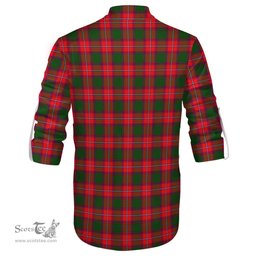 ScotsTee Shop Scottish Rattray Modern Clan Crest Tartan Mens Scottish Jacobite Ghillie Casual Shirt