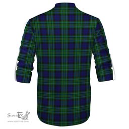 ScotsTee Shop Scottish MacCallum Modern Clan Tartan Mens Scottish Jacobite Ghillie Casual Shirt