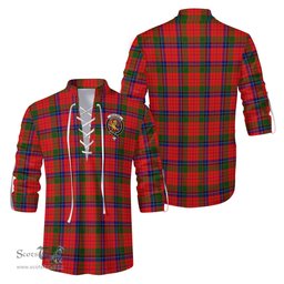 ScotsTee Shop Scottish Nicolson Modern Clan Crest Tartan Mens Scottish Jacobite Ghillie Casual Shirt
