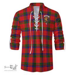 ScotsTee Shop Scottish Nicolson Modern Clan Crest Tartan Mens Scottish Jacobite Ghillie Casual Shirt