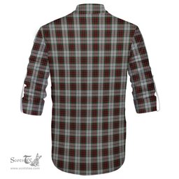 ScotsTee Shop Scottish Fraser Dress Clan Crest Tartan Mens Scottish Jacobite Ghillie Casual Shirt