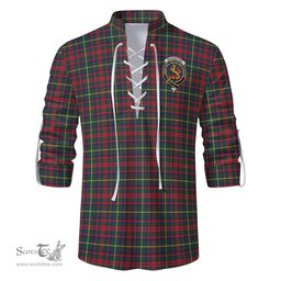 ScotsTee Shop Scottish MacKintosh Hunting Modern Clan Crest Tartan Mens Scottish Jacobite Ghillie Casual Shirt