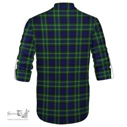 ScotsTee Shop Scottish MacNeil of Colonsay Modern Clan Tartan Mens Scottish Jacobite Ghillie Casual Shirt
