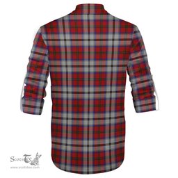 ScotsTee Shop Scottish MacCulloch Dress Clan Crest Tartan Mens Scottish Jacobite Ghillie Casual Shirt