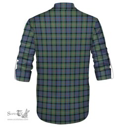 ScotsTee Shop Scottish MacDonell of Glengarry Ancient Clan Tartan Mens Scottish Jacobite Ghillie Casual Shirt