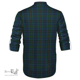 ScotsTee Shop Scottish Richard of Wales Clan Tartan Mens Scottish Jacobite Ghillie Casual Shirt