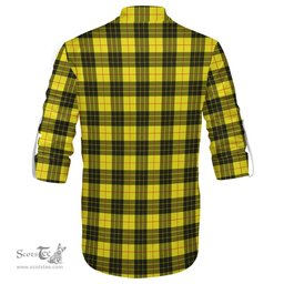 ScotsTee Shop Scottish MacLeod of Lewis Modern Clan Tartan Mens Scottish Jacobite Ghillie Casual Shirt