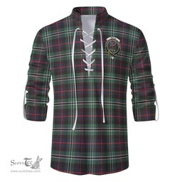 ScotsTee Shop Scottish Rollo Hunting Clan Crest Tartan Mens Scottish Jacobite Ghillie Casual Shirt