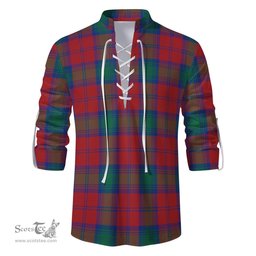 ScotsTee Shop Scottish Byres (Byses) Clan Tartan Mens Scottish Jacobite Ghillie Casual Shirt